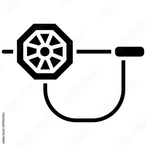 Brooch vector icon. Can be used for Luxury iconset.