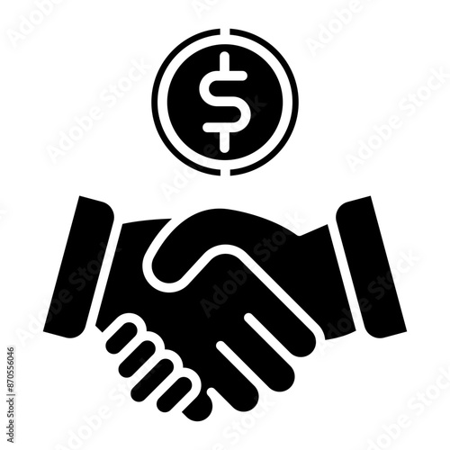 Deal vector icon. Can be used for Trading iconset.