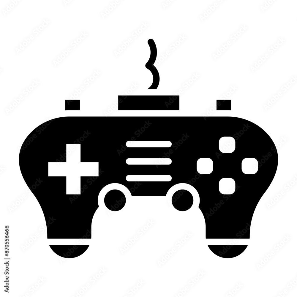 Gamepad vector icon. Can be used for Retro iconset. Gamepad vector icon. Can be used for Retro iconset.
