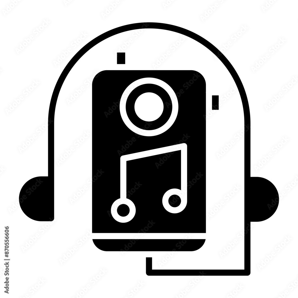 Walkman vector icon. Can be used for Retro iconset. Walkman vector icon. Can be used for Retro iconset.