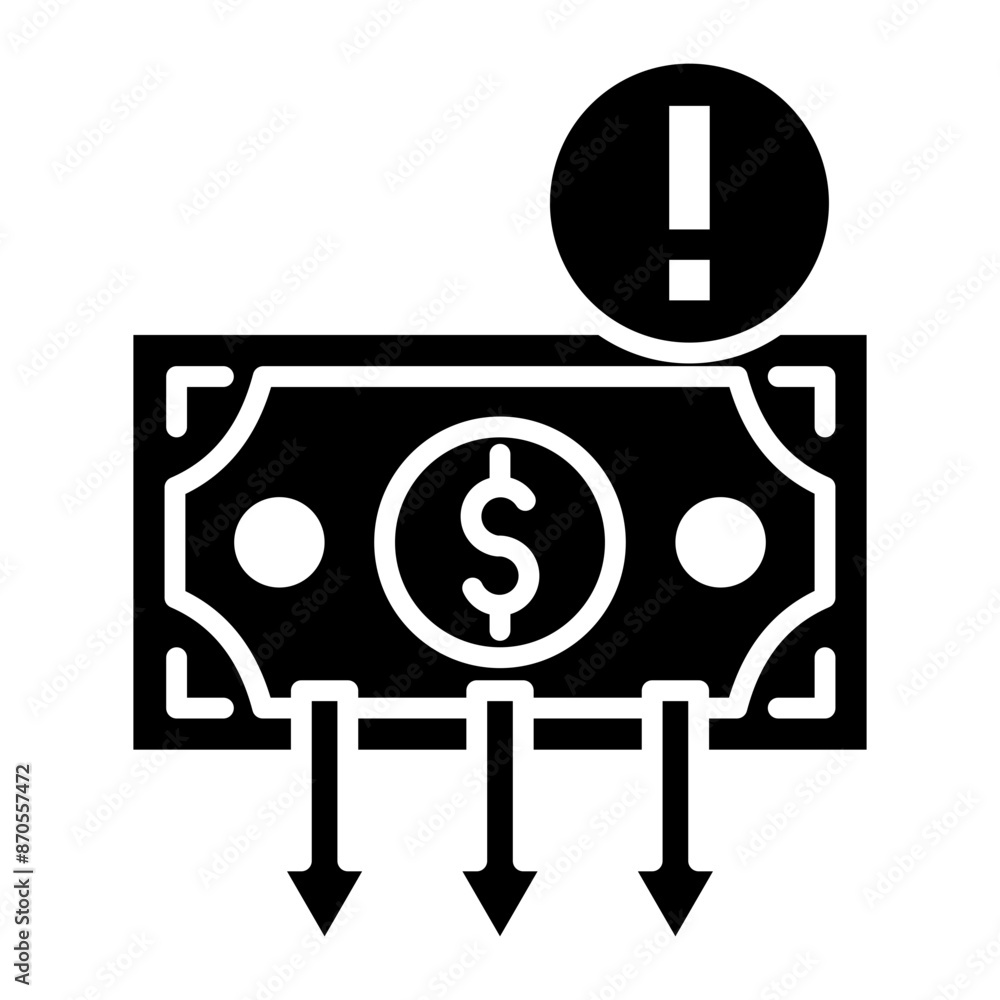 Depreciation vector icon. Can be used for Credit And Loan iconset. Depreciation vector icon. Can be used for Credit And Loan iconset.