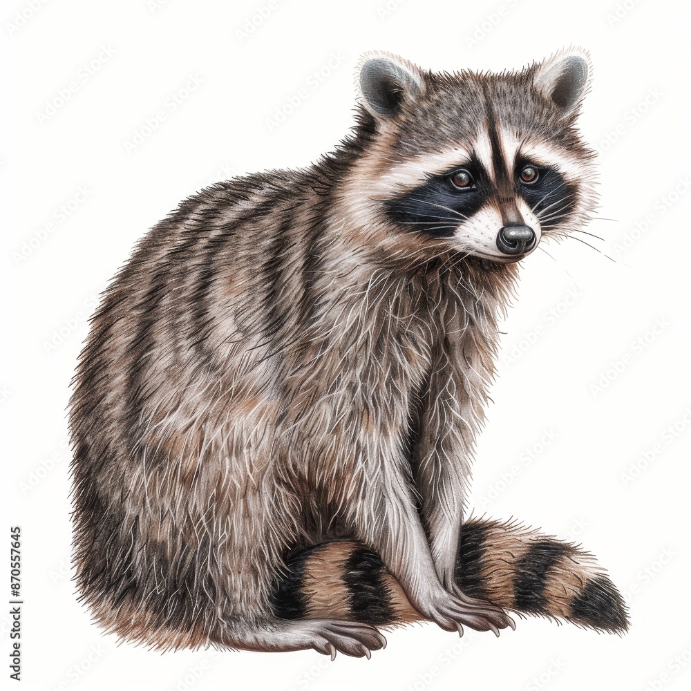 A raccoon is sitting on the ground with its head down A raccoon is sitting on the ground with its head down