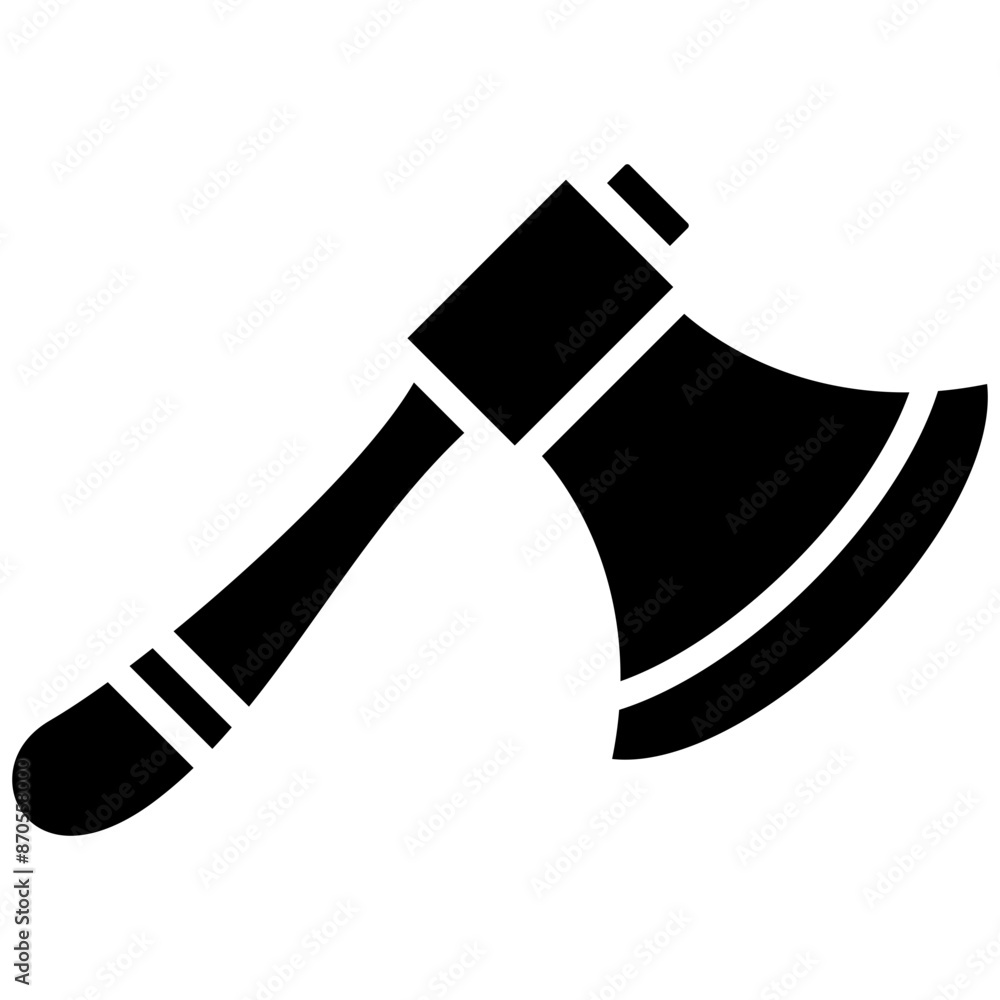 Axe vector icon. Can be used for Medieval iconset. Axe vector icon. Can be used for Medieval iconset.