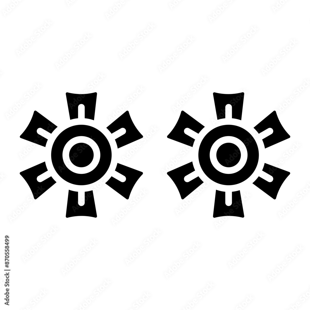 Flower vector icon. Can be used for Spa iconset. Flower vector icon. Can be used for Spa iconset.