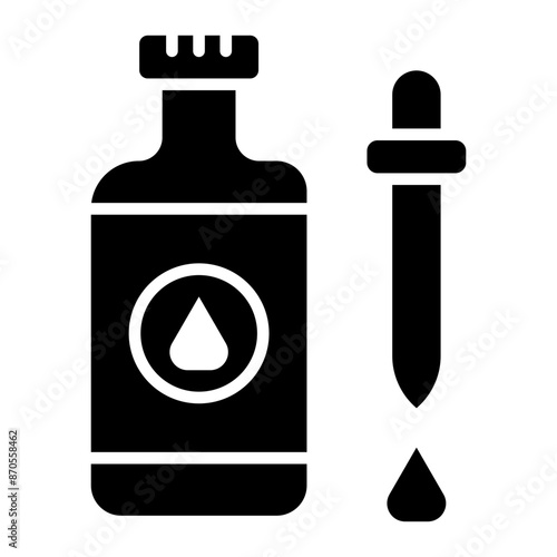 Essentail Oil vector icon. Can be used for Spa iconset.