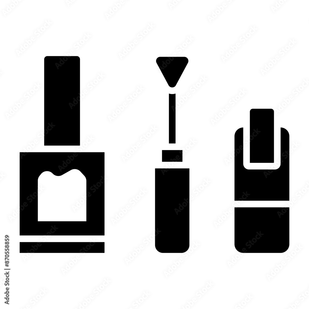 Nailpolish vector icon. Can be used for Spa iconset. Nailpolish vector icon. Can be used for Spa iconset.