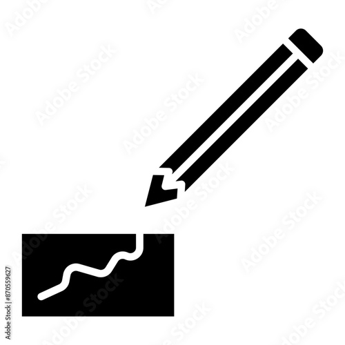 Pencil vector icon. Can be used for Home Improvements iconset.