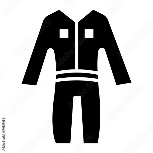 Coveralls vector icon. Can be used for Home Improvements iconset.