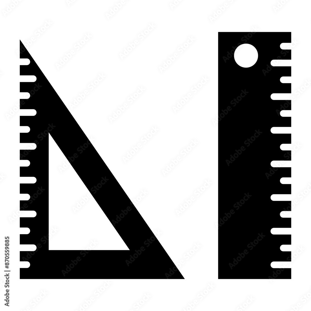 Ruler vector icon. Can be used for Home Improvements iconset. Ruler vector icon. Can be used for Home Improvements iconset.