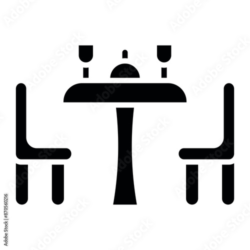 Dining vector icon. Can be used for Vacation Planning iconset.