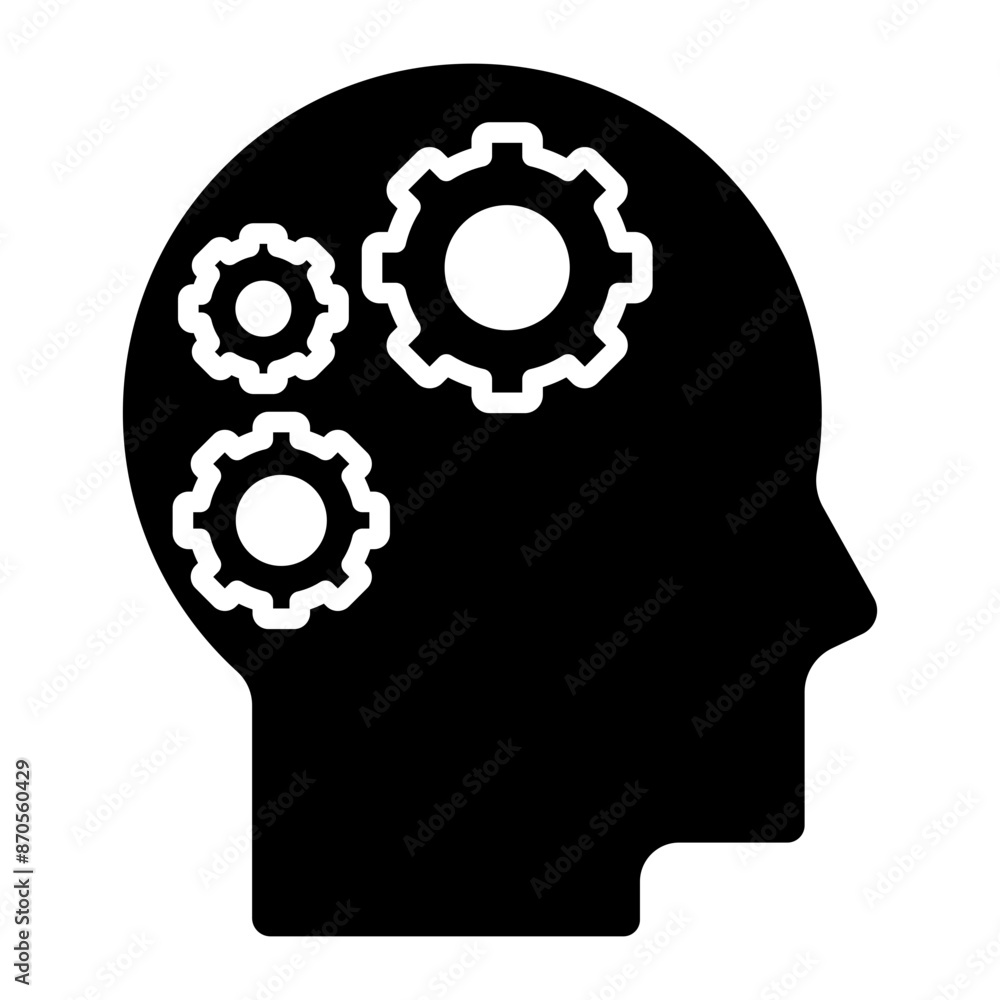 Critical Thinking vector icon. Can be used for Literature iconset. Critical Thinking vector icon. Can be used for Literature iconset.