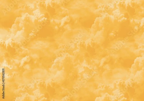 Gelber Wolkenhimmel - Weiche und Verträumte Atmosphäre