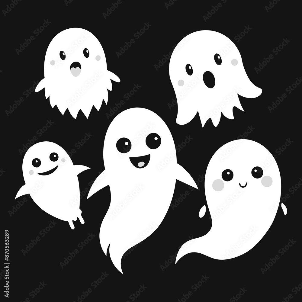 Lovable Spirits Ghost Silhouettes Lovable Spirits Ghost Silhouettes