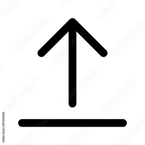 upload glyph icon