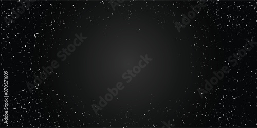 banner with set of circles, dots. Donuts Background. Creative Design Template. Technological halftone illustration.
