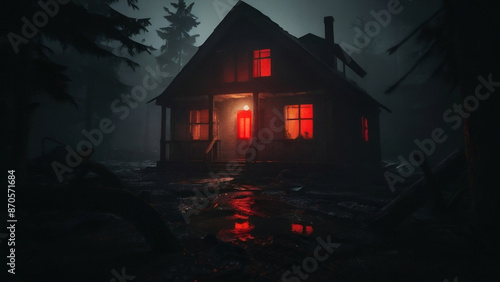 Horror city silent streets eerie buildings dark CGI for Game dev or Ghost Story | Investigate unholy house | 2
