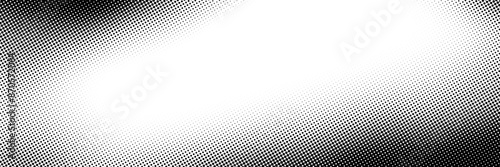 Wallpaper Mural Halftone dots background with grunge grain noise texture. Vector abstract halftone pattern frame for comics background Torontodigital.ca