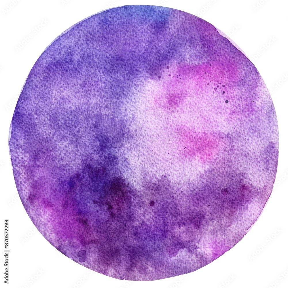 purple watercolor hand-painted round circle isolated on white or transparent png purple watercolor hand-painted round circle isolated on white or transparent png