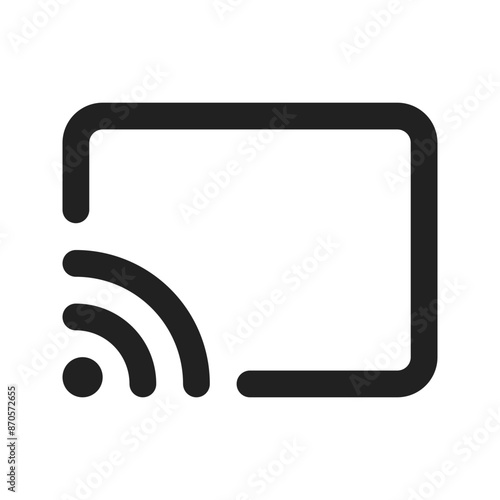 Broadcast line color icon