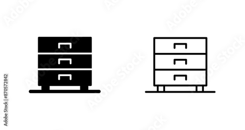 Drawers Vector Icon