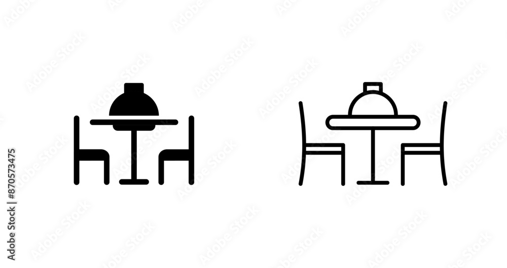 Dinner Table II Vector Icon Dinner Table II Vector Icon