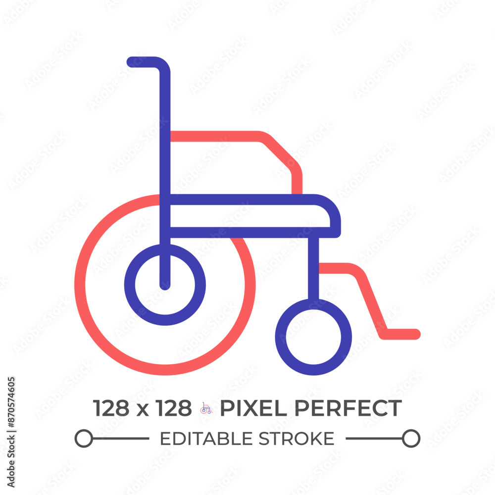 Braille fingertouch language two color line icon. Vision loss special needs. Lifelong healthcare bicolor outline symbol. Duotone linear pictogram. Isolated illustration. Editable stroke Braille fingertouch language two color line icon. Vision loss special needs. Lifelong healthcare bicolor outline symbol. Duotone linear pictogram. Isolated illustration. Editable stroke