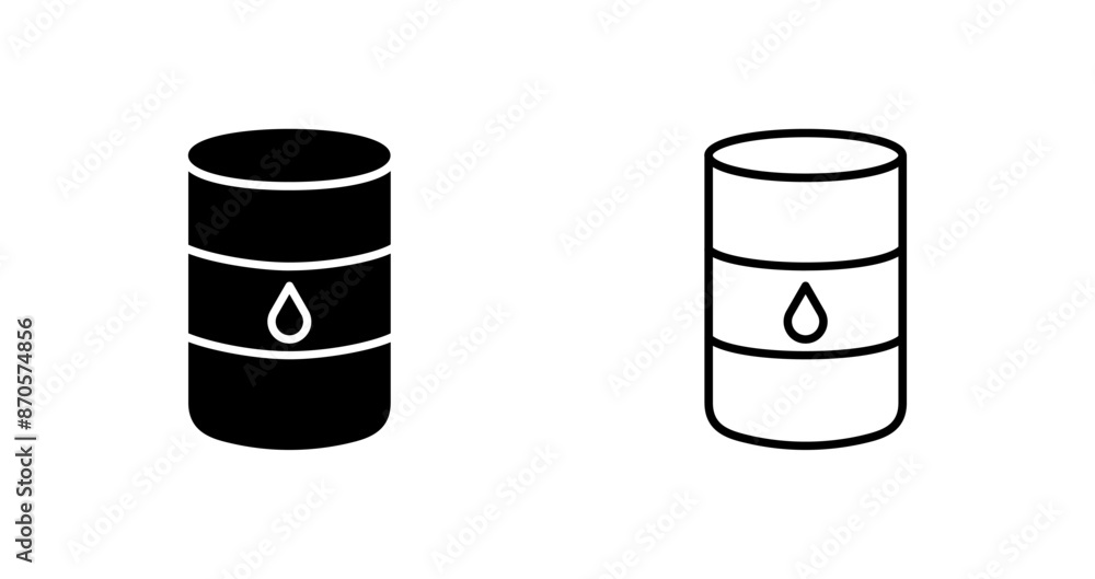 Oil Barrel Vector Icon Oil Barrel Vector Icon