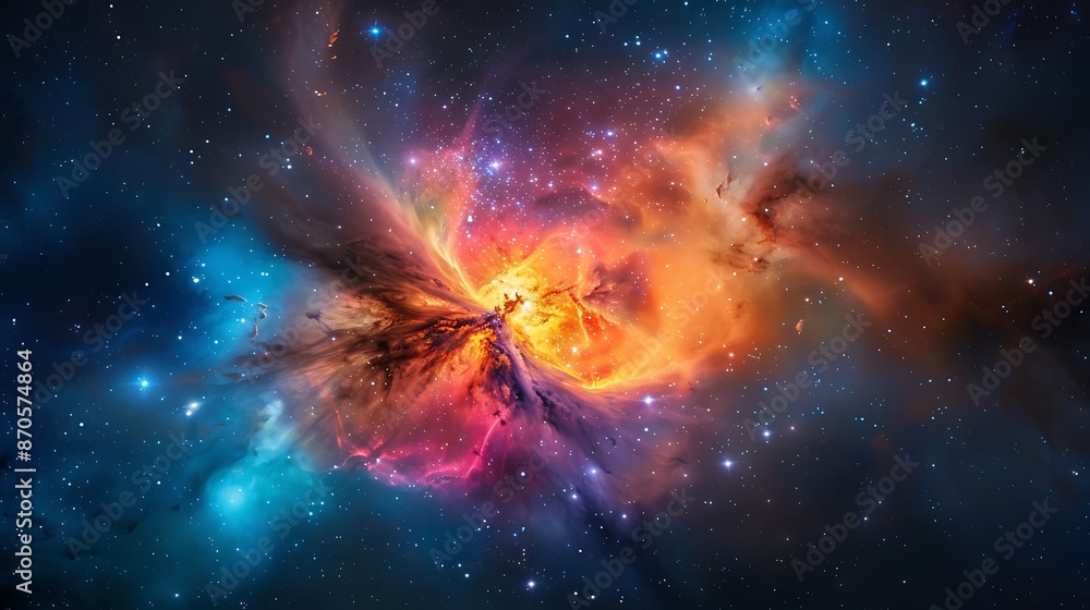 Photography of colorful space galaxy cloud nebula Photography of colorful space galaxy cloud nebula