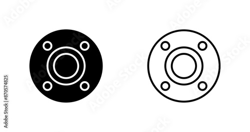 Flange Vector Icon