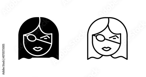 Eye Patch Vector Icon