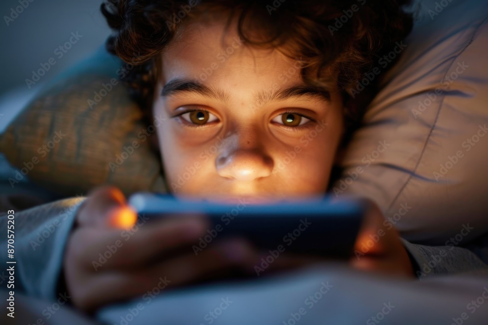Teen Sneakily Using Smartphone to Hide Social Media Addiction from Parents, Engaging in Secretive Behavior Teen Sneakily Using Smartphone to Hide Social Media Addiction from Parents, Engaging in Secretive Behavior