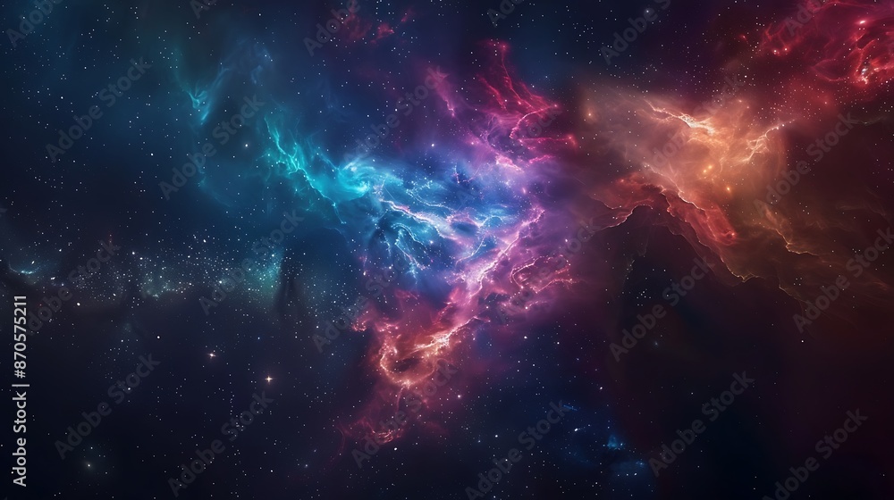 Photography of colorful space galaxy cloud nebula Photography of colorful space galaxy cloud nebula