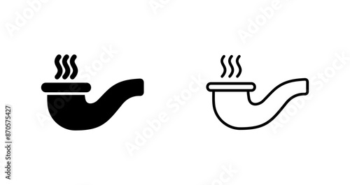 Smoking Pipe Vector Icon