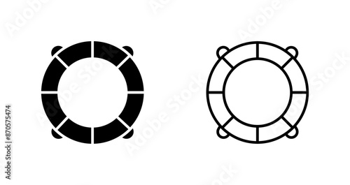 Life Saving Tube Vector Icon