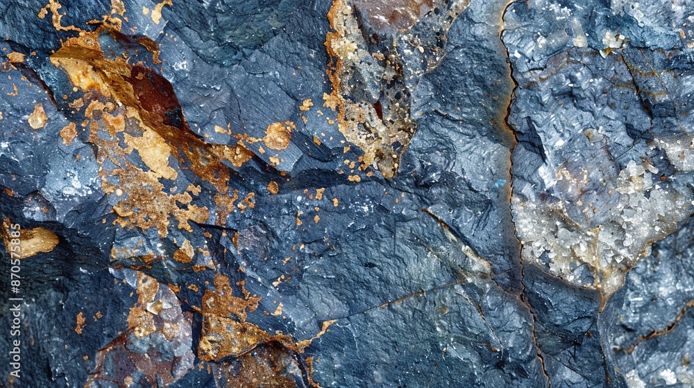 Close-up Macro Shot of Granite Surface with Crystal Inclusions Close-up Macro Shot of Granite Surface with Crystal Inclusions