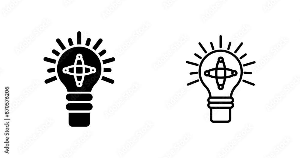 Light Bulb Vector Icon Light Bulb Vector Icon
