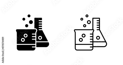 Beaker Vector Icon