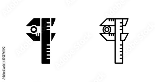 Caliper Vector Icon