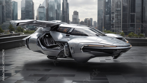 future flying cars and robotic technology photo