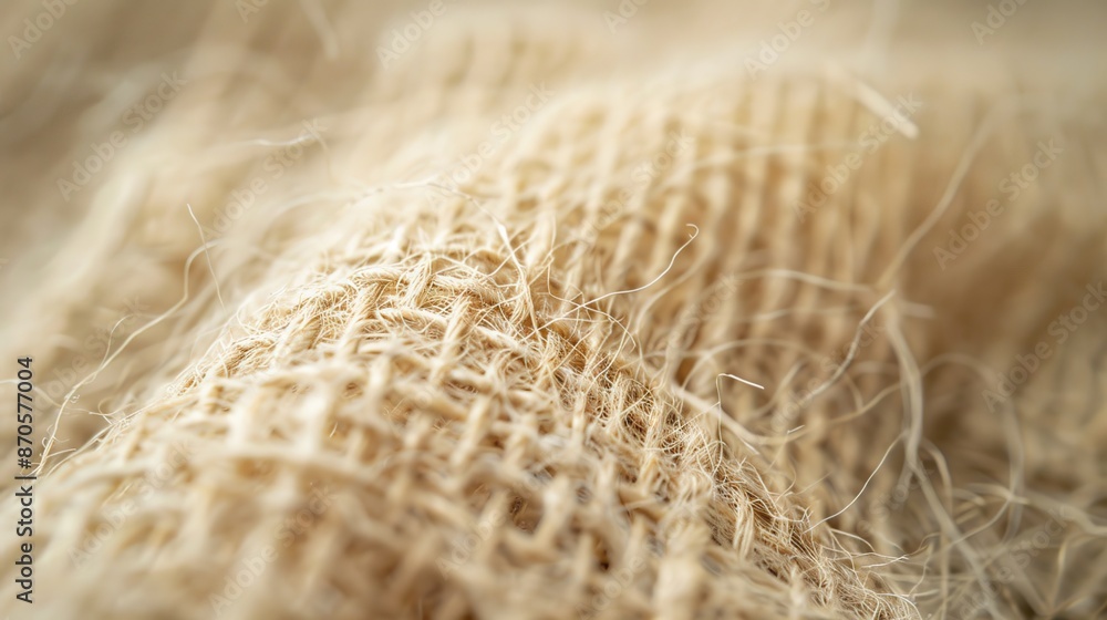 Intricate Macro View of Natural Linen Fibers with Organic Texture Detail Intricate Macro View of Natural Linen Fibers with Organic Texture Detail