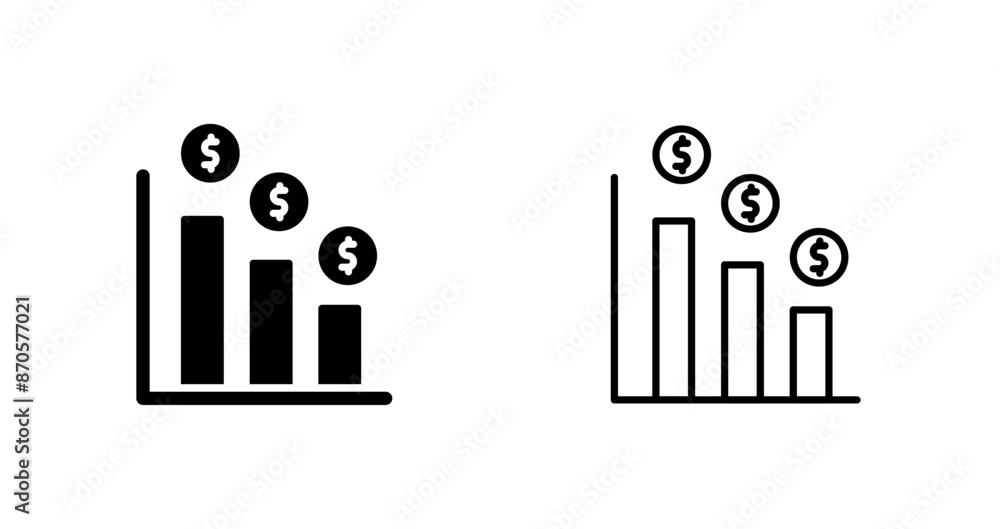 Obraz premium Profit Vector Icon