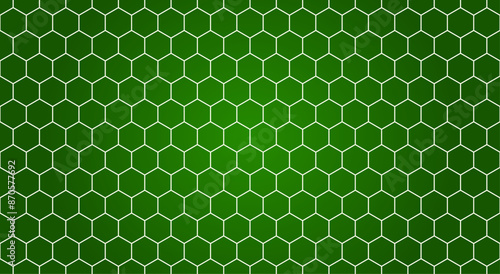 football or soccer goal net hexagon pattern background design