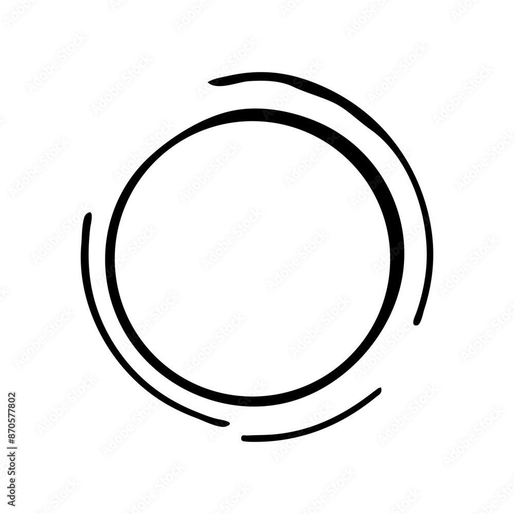 Decorative round ornament frame design Decorative round ornament frame design