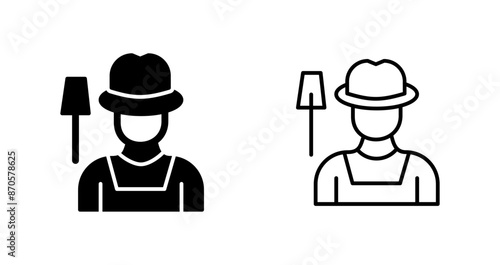 Farmer Vector Icon