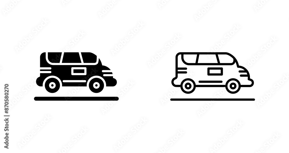 Van Vector Icon Van Vector Icon
