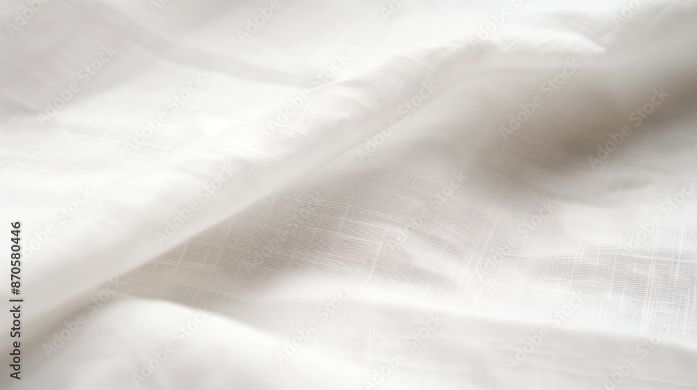 Clean and fresh white cotton fabric, ideal for clothing or luxury bed linen advertisements.
Clean and fresh white cotton fabric, ideal for clothing or luxury bed linen advertisements.