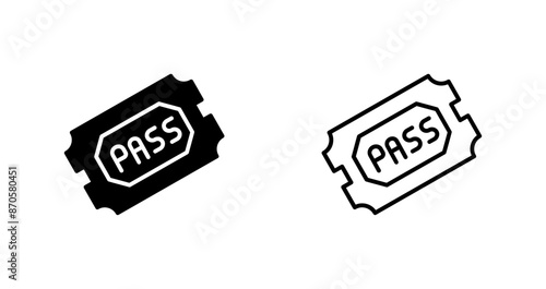 Passes Vector Icon
