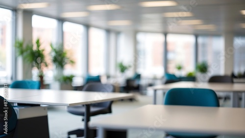 Wallpaper Mural Blurred office interior space background. Working space with defocused effect. Business concept Torontodigital.ca