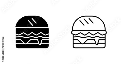 Hamburger Vector Icon