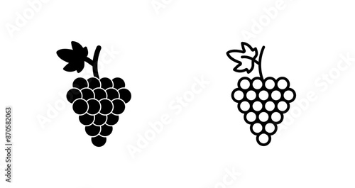 Grapes Vector Icon